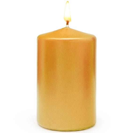 Barniz metalizado velas Naranja