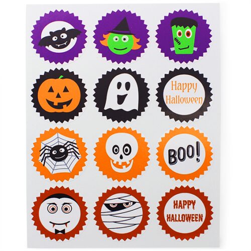 Mix de pegatinas de Halloween