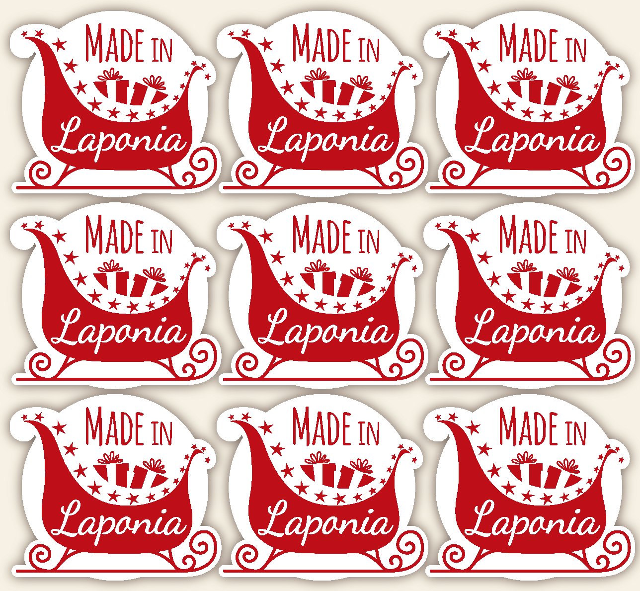 Pegatinas made in laponia