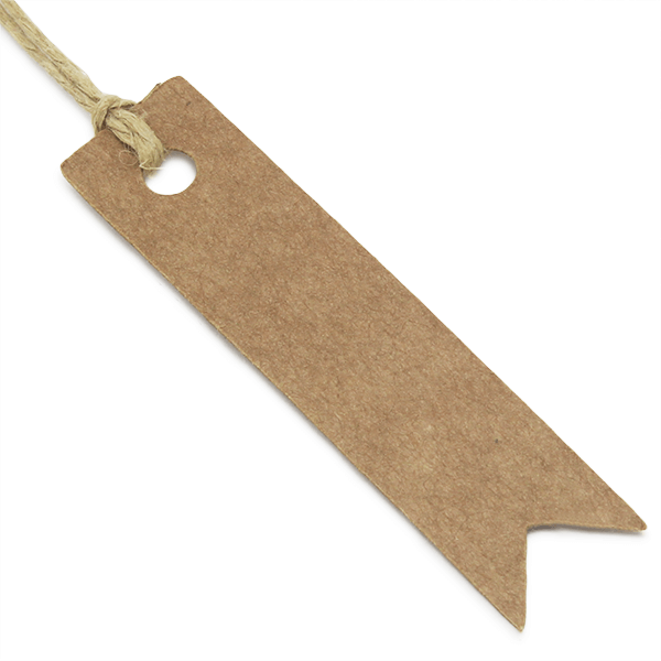 Etiquetas de cartón tienda