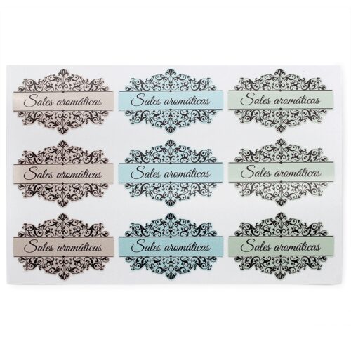 Pegatinas vintage sales aromáticas