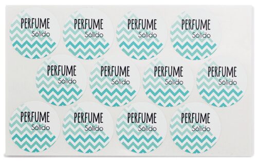 Pegatinas para perfume solido