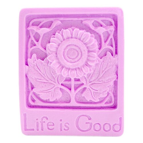 Molde jabon life is good