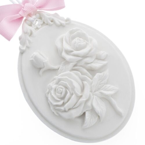Molde ceramica perfumada rosas