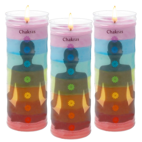 Kit vela 7 de chakras