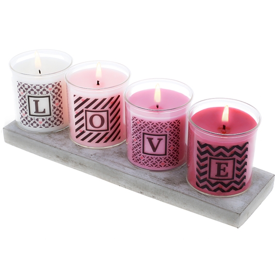 Kit velas romanticas