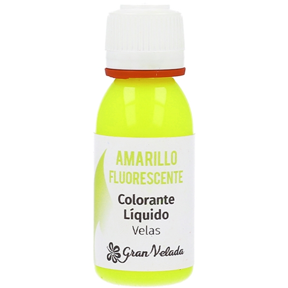 Colorante liquido velas amarillo fluorescente