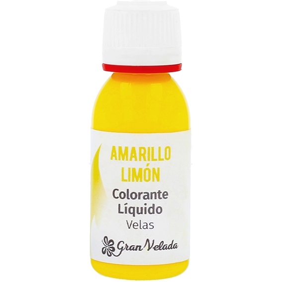 Colorante liquido velas amarillo limon