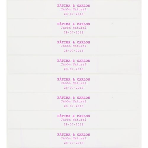 Pegatinas basic fucsia clasic