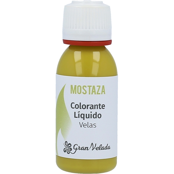 Colorante liquido velas mostaza