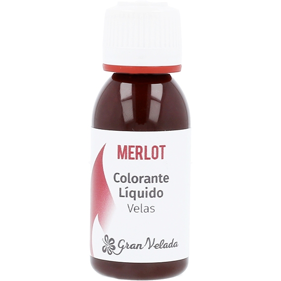 Colorante liquido velas merlot