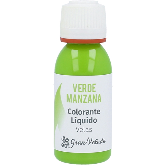 Colorante liquido velas verde manzana