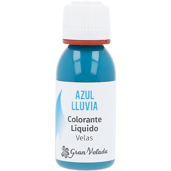 Colorante liquido velas azul lluvia