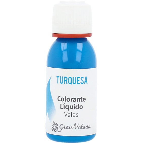 Colorante liquido velas turquesa