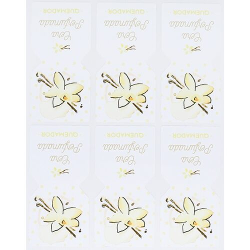 Pegatinas saquito perfumado vainilla