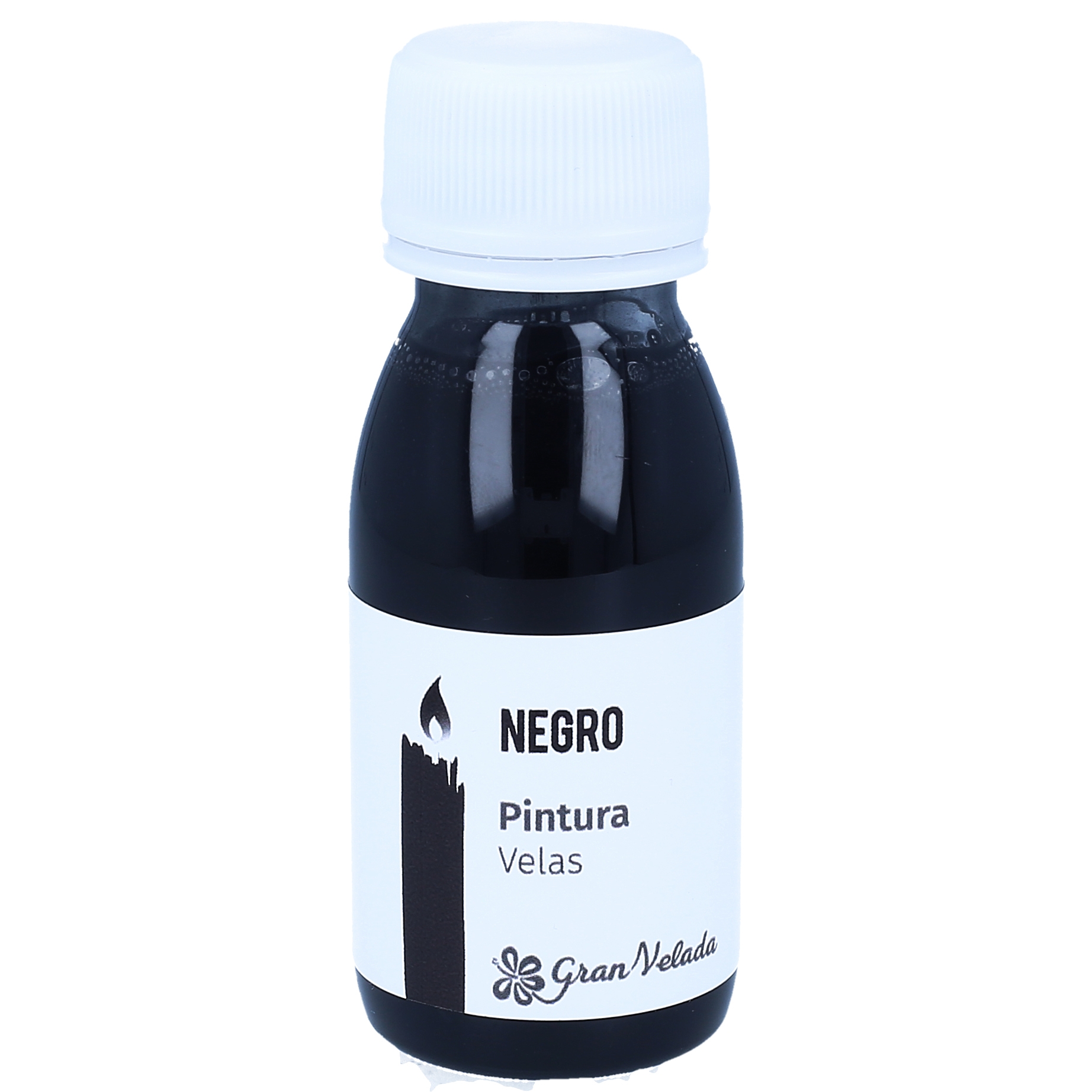 Pintura negra para velas