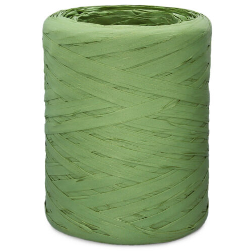 Cinta de rafia verde militar