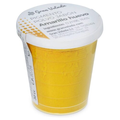 Pigmento en polvo jabon amarillo oscuro