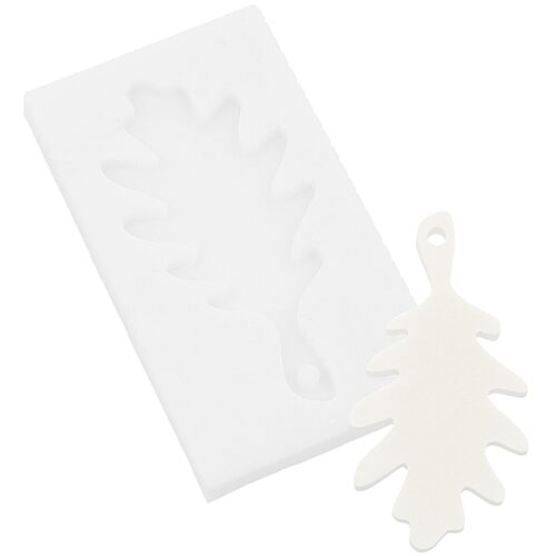 Molde hoja figura para colgar