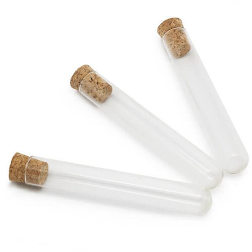 Probetas de cristal para bodas