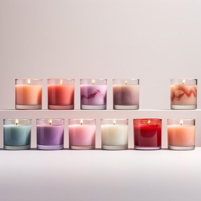 Vasos para hacer velas