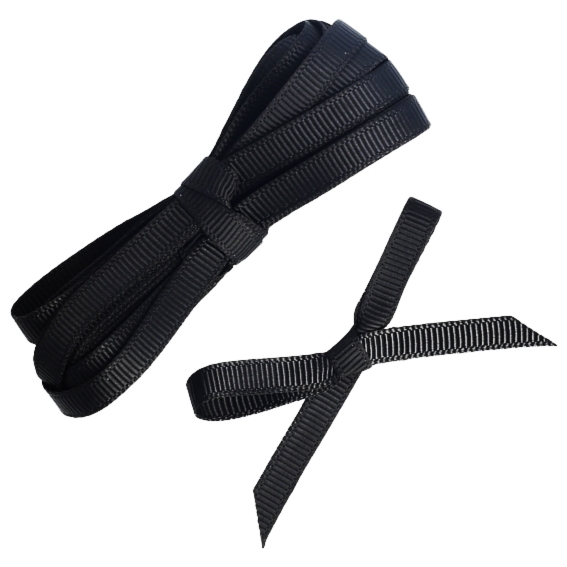 Cinta grosgrain negra