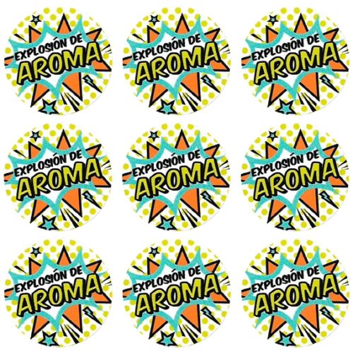 Pegatinas explosion de aroma pop art