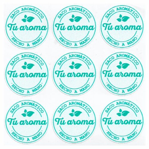 Pegatinas saco aromatico para personalizar