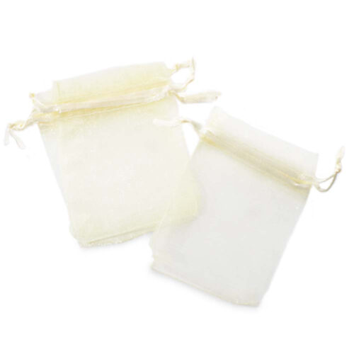 Bolsitas de organza color natural 7x9 cm