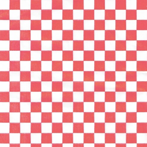 Papel encerado cuadros rojos