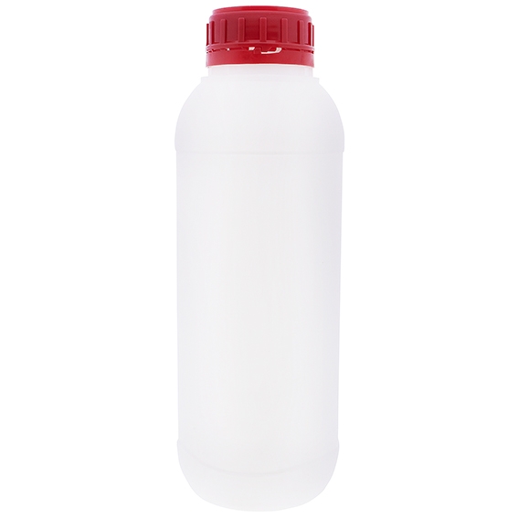 Botella de plastico 1000 ml tapon rojo