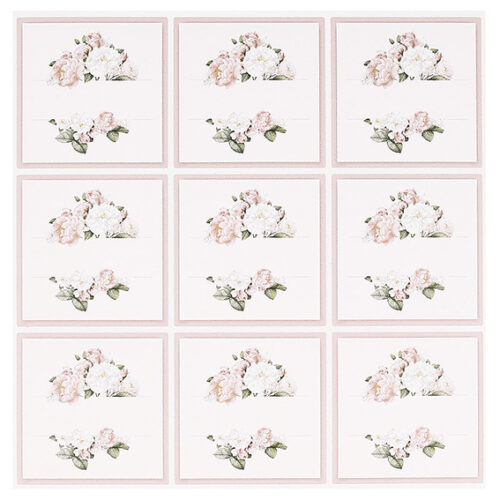 Pegatinas florales para escribir encima