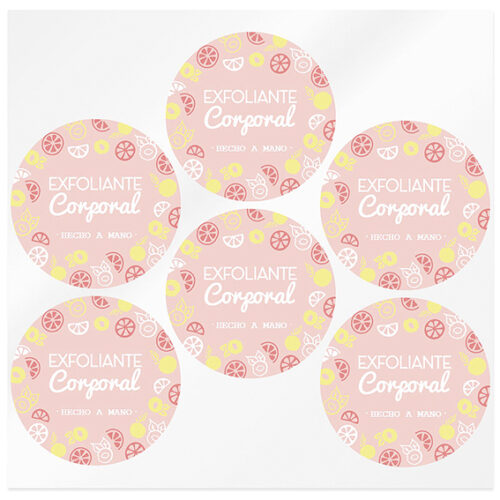 Pegatinas exfoliante corporal