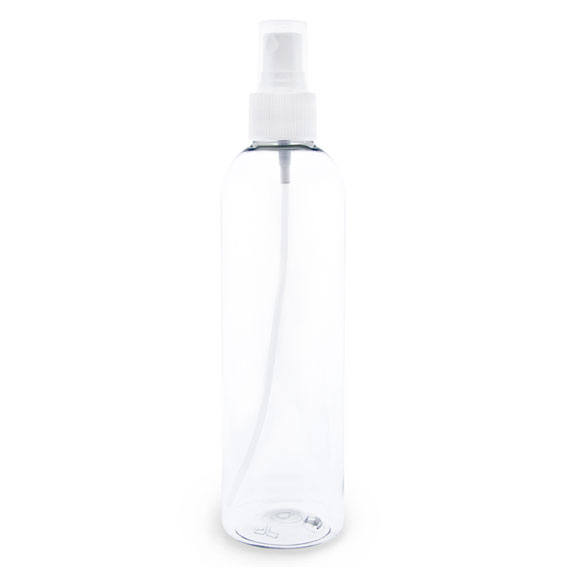 Botella pet 250 ml pulverizador blanco