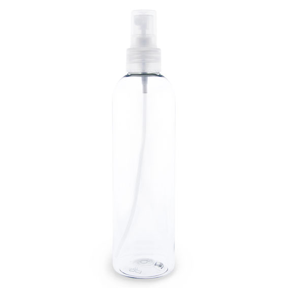 Botella pet 250 ml pulverizador transparente