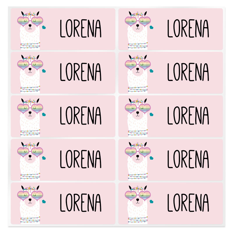 Pegatinas personalizadas llama