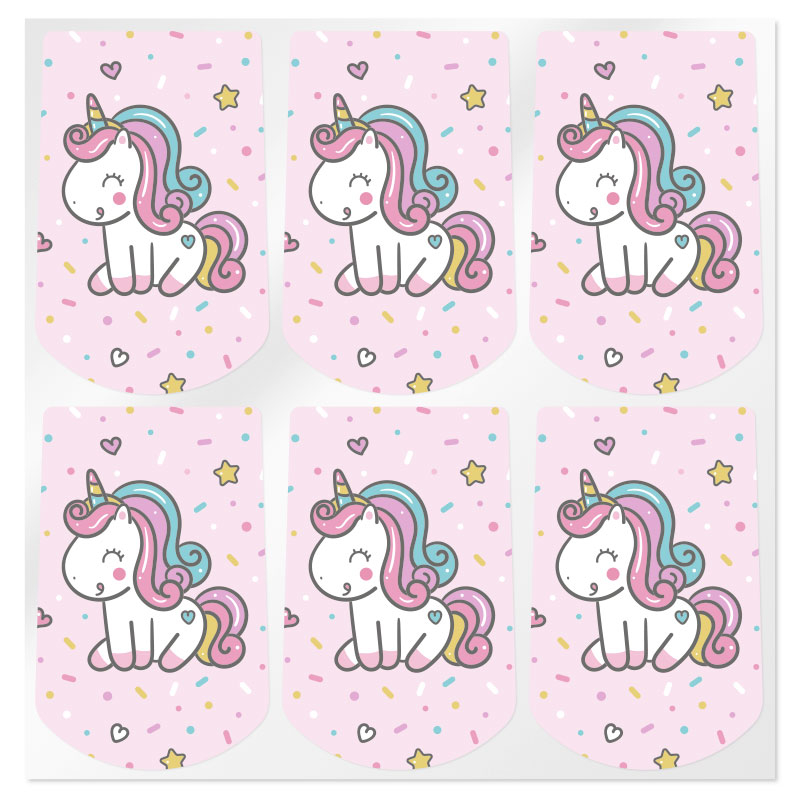 Pegatinas unicornios grandes