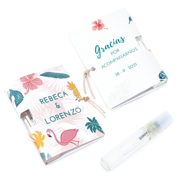 Carton personalizado tropical