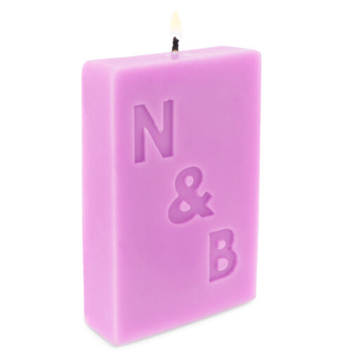 Molde rectangular personalizado para velas