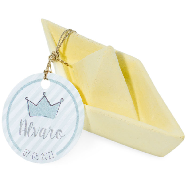 Etiquetas de carton personalizadas corona