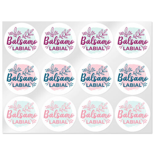 Pegatinas para balsamo labial