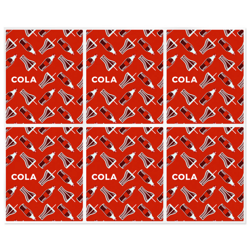 Pegatinas para labiales de cola