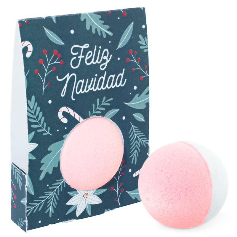 Caja feliz navidad para bombas de baño