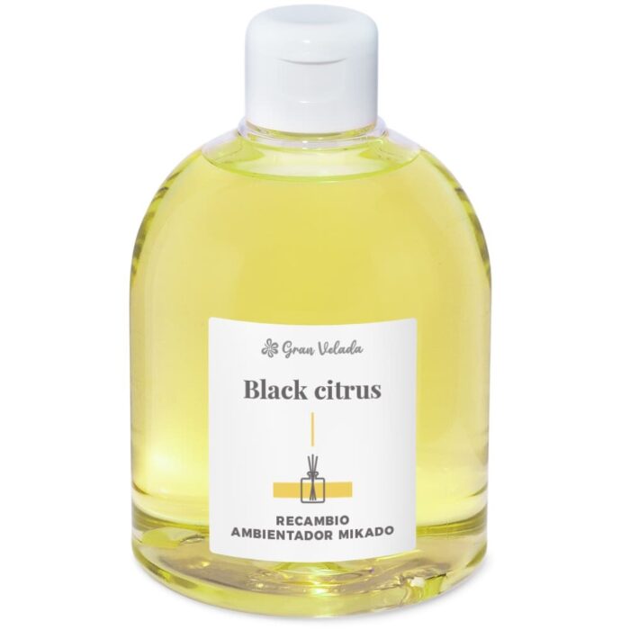 Recambio ambientador mikado black citrus