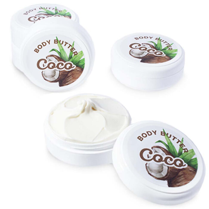 Kit como hacer body butter de coco. Materiales e instrucciones