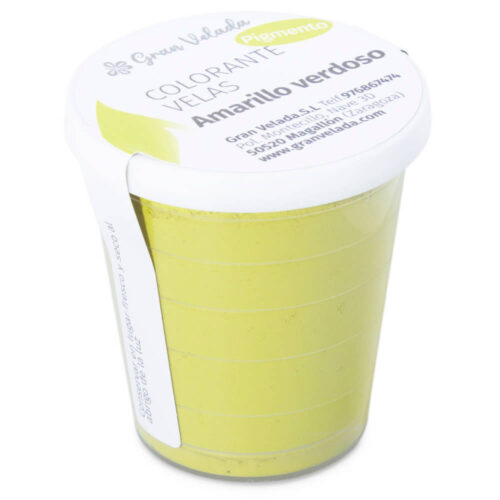 Colorante velas amarillo verdoso pigmento