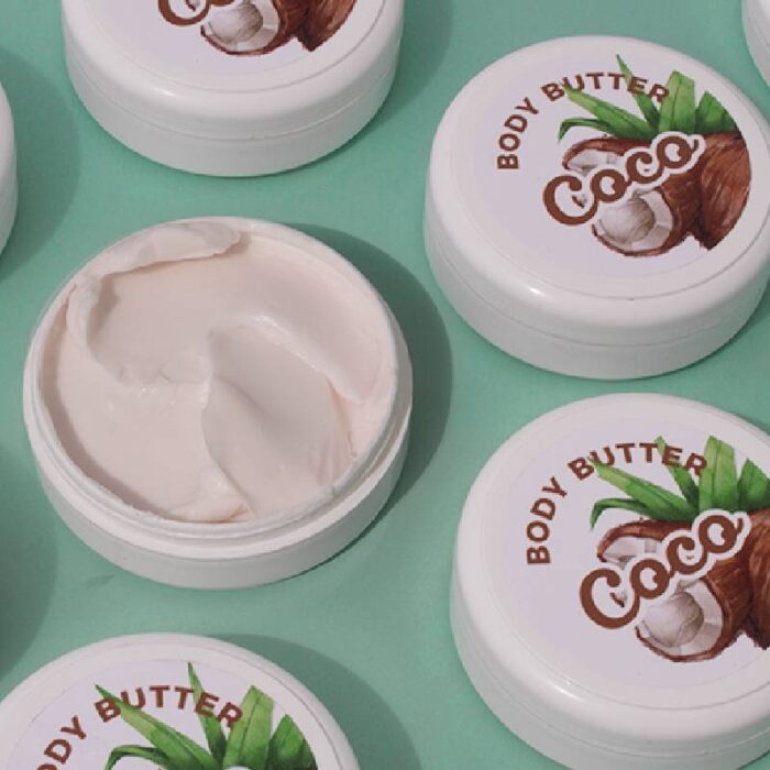 Kit como hacer body butter de coco. Materiales e instrucciones