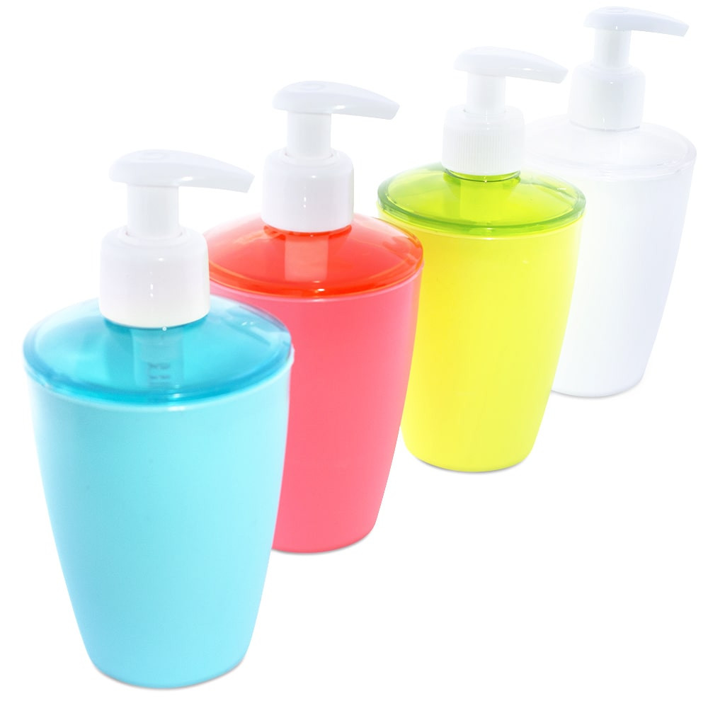 Dispensador de jabon de colores de 350 ml