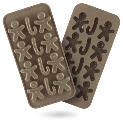 Molde muñecos de galleta y bastones
