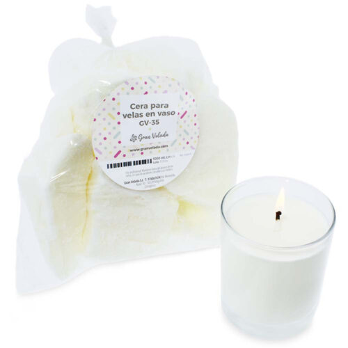 Cera para velas en vaso GV-35 por mayor